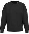 NS439 Native Spirit Ladies Crew Neck Sweatshirt Black colour image